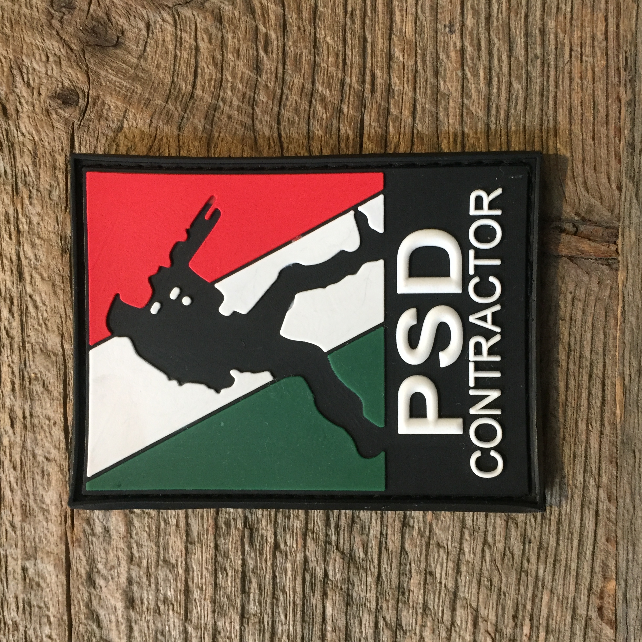 Patch PSD contractor realizzata in pvc.